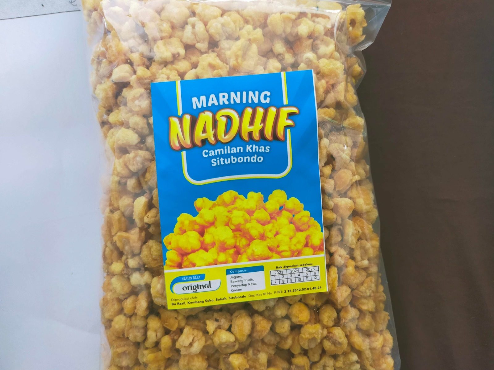 KERIPIK DAN MARNING NADHIF