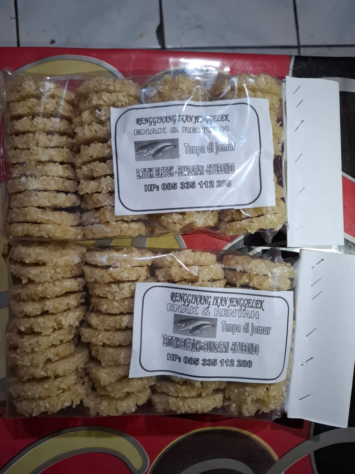 RENGGINANG IKAN JENGGELEK